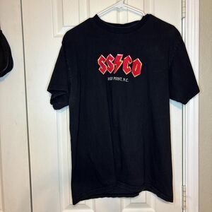 Cliff Keen Athletic Large T-Shirt SSCO Lightning Logo Black Vintage Style